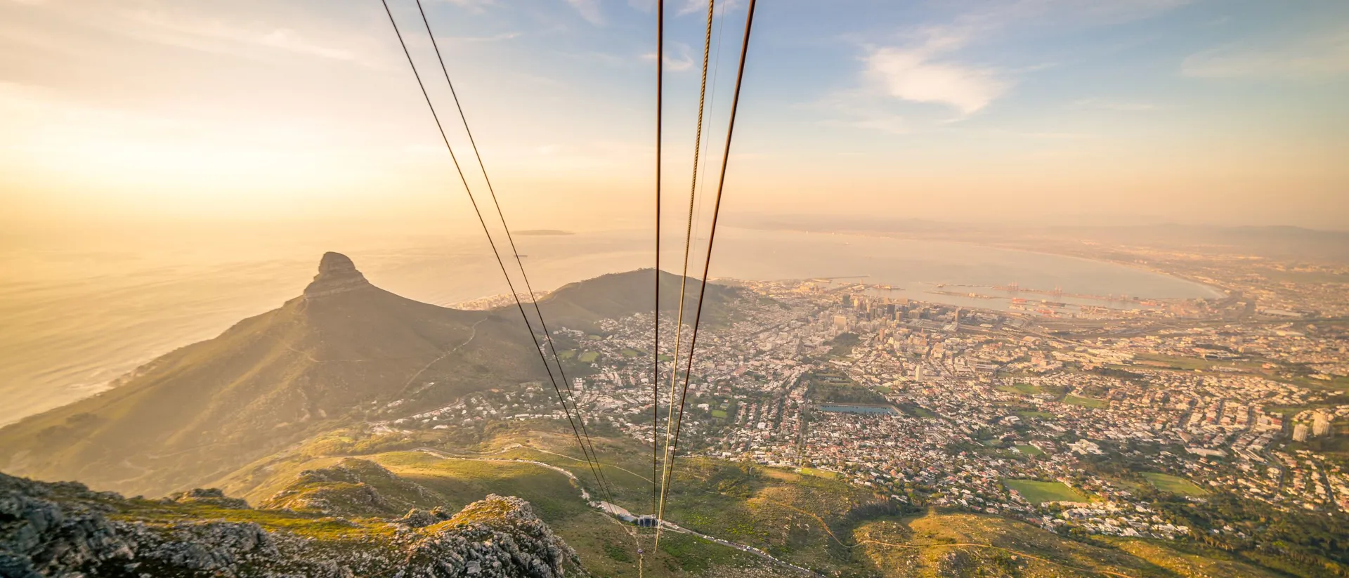 Aerial view of Cape Town, South Africa